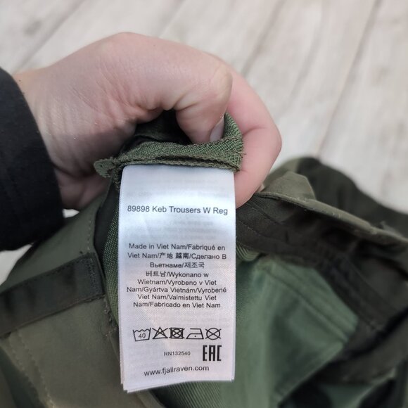 Fjällräven Keb Trousers Green G-1000 Trekking Hiking Pants – Women’s US 12 - Picture 10 of 12